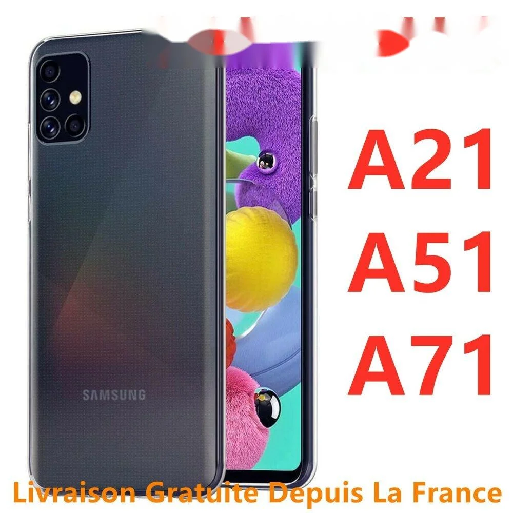 

Coque Silicone Housse Etui Pour For samsung galaxy A21s A41 A51 A71 Antichute