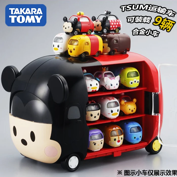 

TAKARA TOMY TOMICA Genuine Disney Anime Peripheral Toys Children's Car Storage Box Mickey TSUM TOP Storage Box 844396