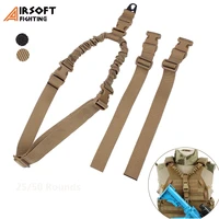 tactical gun sling adjustable quick release single point rifle shoulder sling with vest chest rig hunting gun accessories