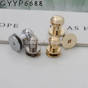10-30-100pcs 4 мм, 5 мм, 6 мм, 8 мм медный шип винт круглый головной гвоздь кожа винт Заклепки Чикаго кнопка для художественного оформления ногтей, ручная работа металлических деталей