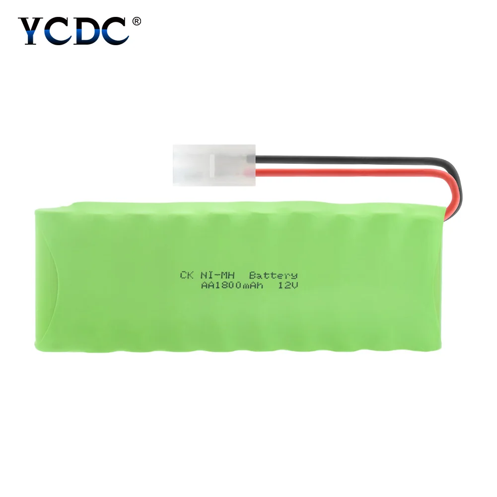 

12V AA Ni-MH Battery Pack Group 1800mAh Rechargeable With SM/L6.2 Connector Plug Ni-MH AA 12V Battery Pack For RC Model LED Lamp