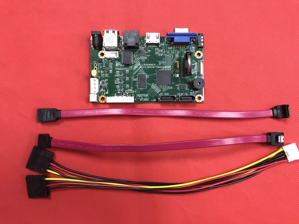 Nvr 32Ch 4K Ip Recorder Board Motion Detection Video Linxu Onvif Xmeye 2*Sata Hdmi Vga Vms Cctv Security Protection | Безопасность и