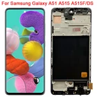 Дисплей Super Amoled A515FD для Samsung Galaxy A51 A515F A515FDS, ЖК-дисплей с рамкой, сенсорный экран, дигитайзер, панель, запасные части