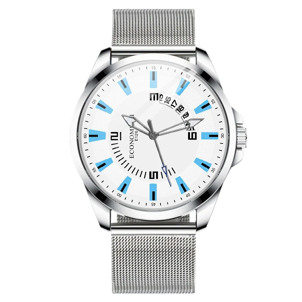 Часы наручные мужские с кожаным ремешком модные роскошные Цифровые в стиле ретро