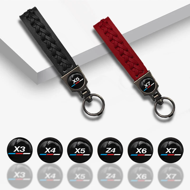 

1pcs Car Sign Key Ring Badge Keychain Rings Automotive Trinket For BMWs X1 X3 X4 X5 X6 X7 Z4 M M3 M4 M5 M6 M8 Car Accessories