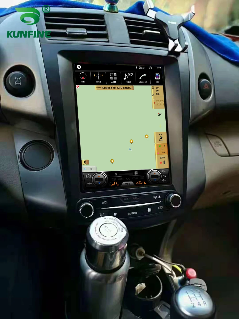 Экран Tesla Android 10 0 4 Гб RAM 64GM ROM Восьмиядерный автомобильный DVD GPS плеер Deckless Car Stereo для