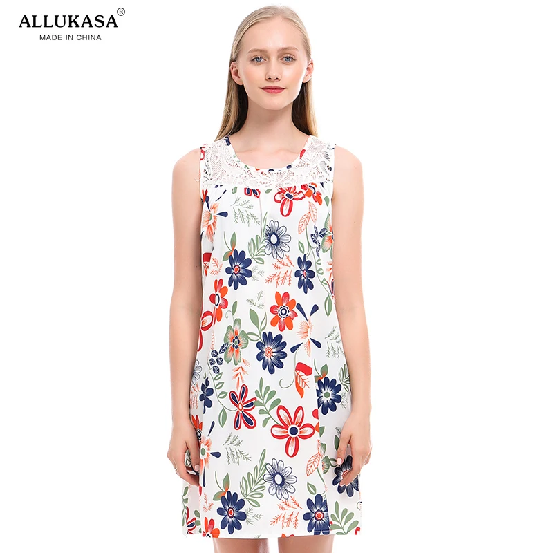 Allukasa женская летняя обувь в богемном стиле с Стиль Цветочный принт пляжное