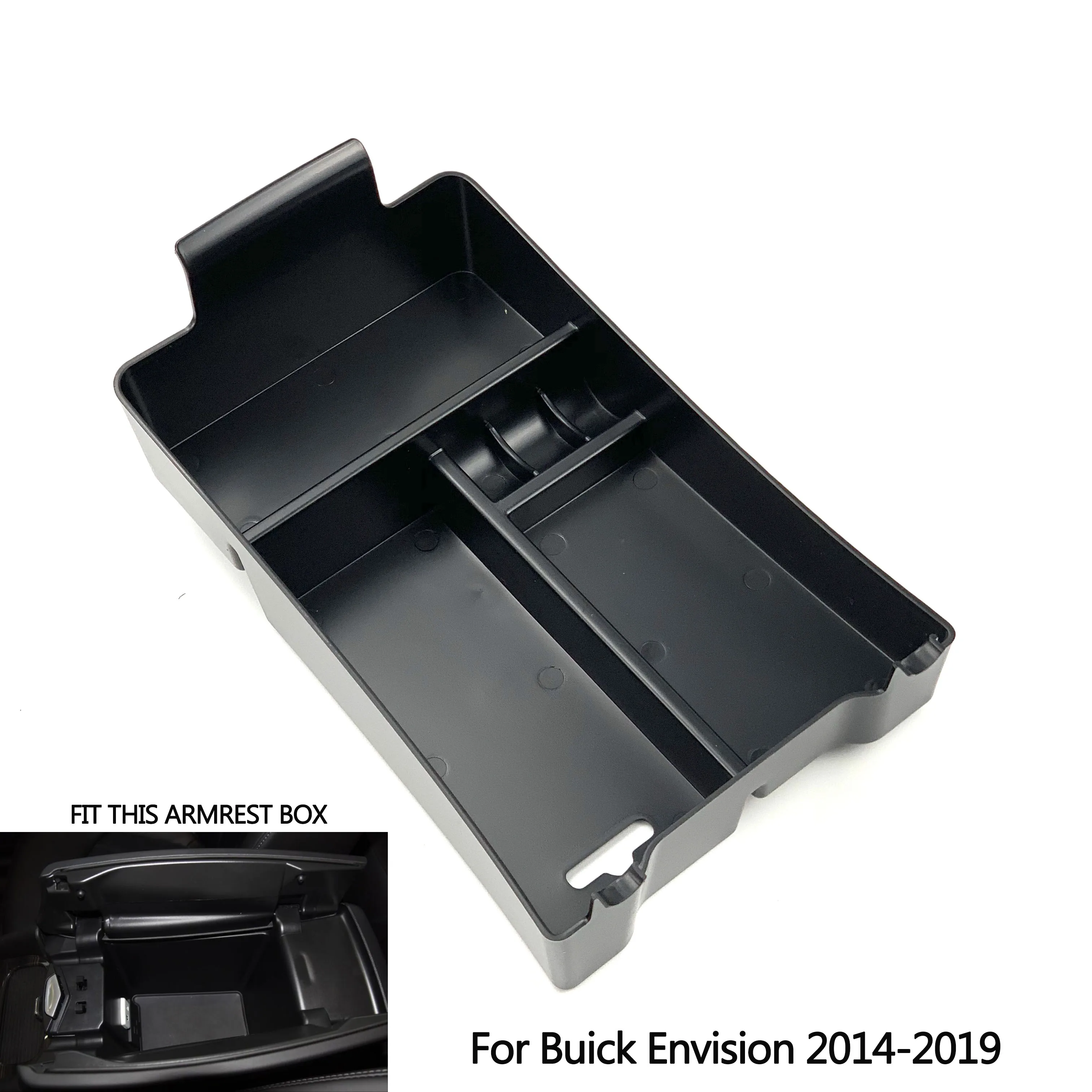 

Car Styling Accessories Dedicated Modified Central Armrest box Storage Tray Glove Box Pallet Case For Buick Envision 2014-2019