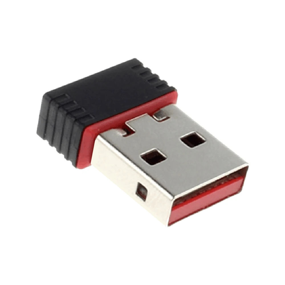 [20 PCS] 150Mbps mini USB WiFi with Ralink RT5370 chip 2.4GHz IEEE 802.11b/g/n standard USB2.0 interface Wireless Adapter | Компьютеры и