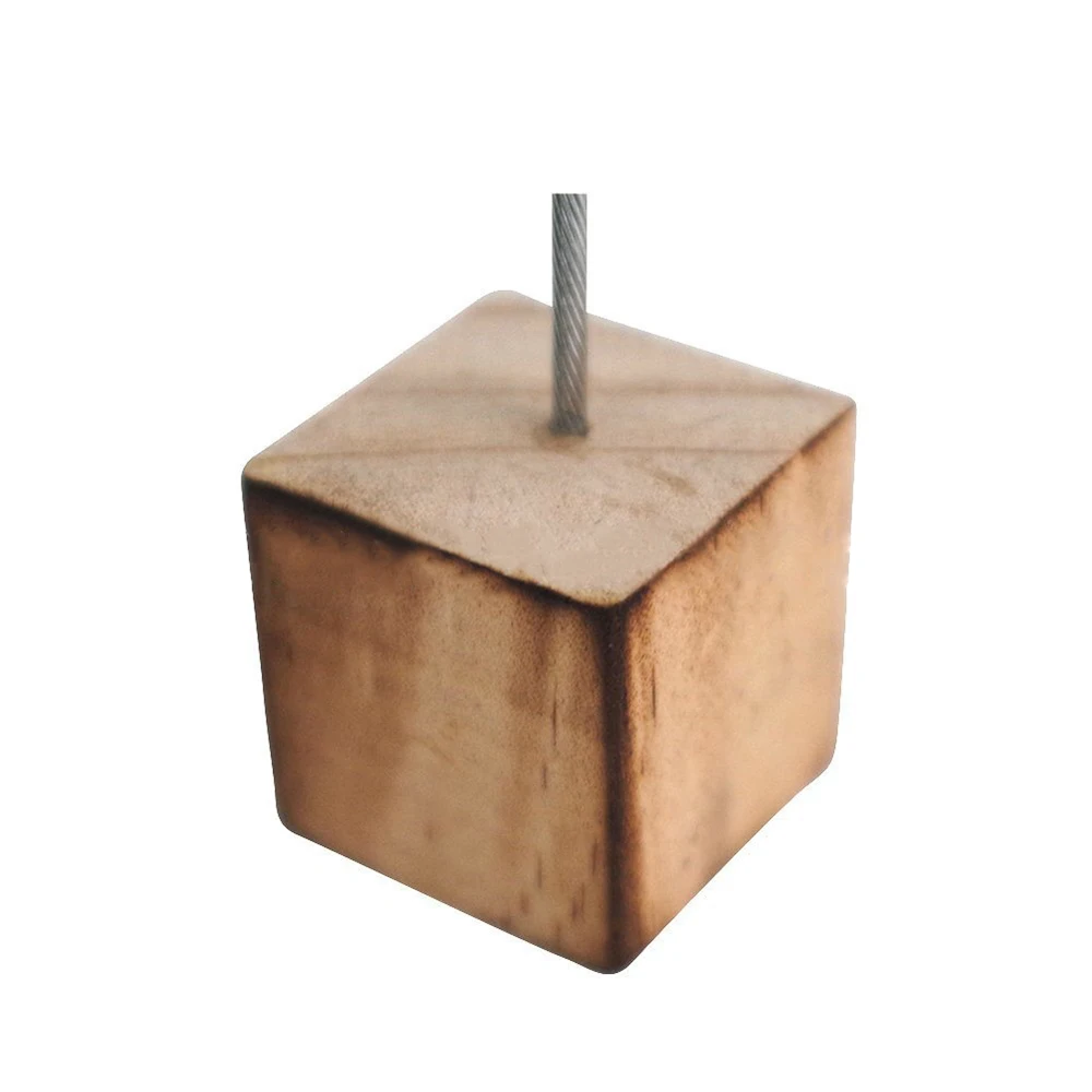 

10pcs Tabletop Photo Holders With Clip For Pictures, Memos And Table Numbers - Pine Wood Cube Base Party Wedding Decoration