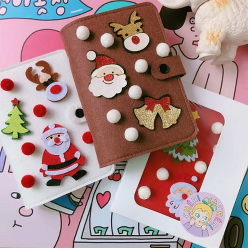 

A6 Notebook Cute Cartoon Christmas Elk Christmas Book Notebook Diary Student Gift