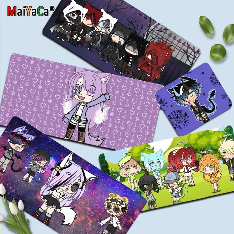 

Social game Gacha Life Silicone large/small Pad to Mouse pad Game Size for large Edge Locking Speed Version Game Keyboard Pad