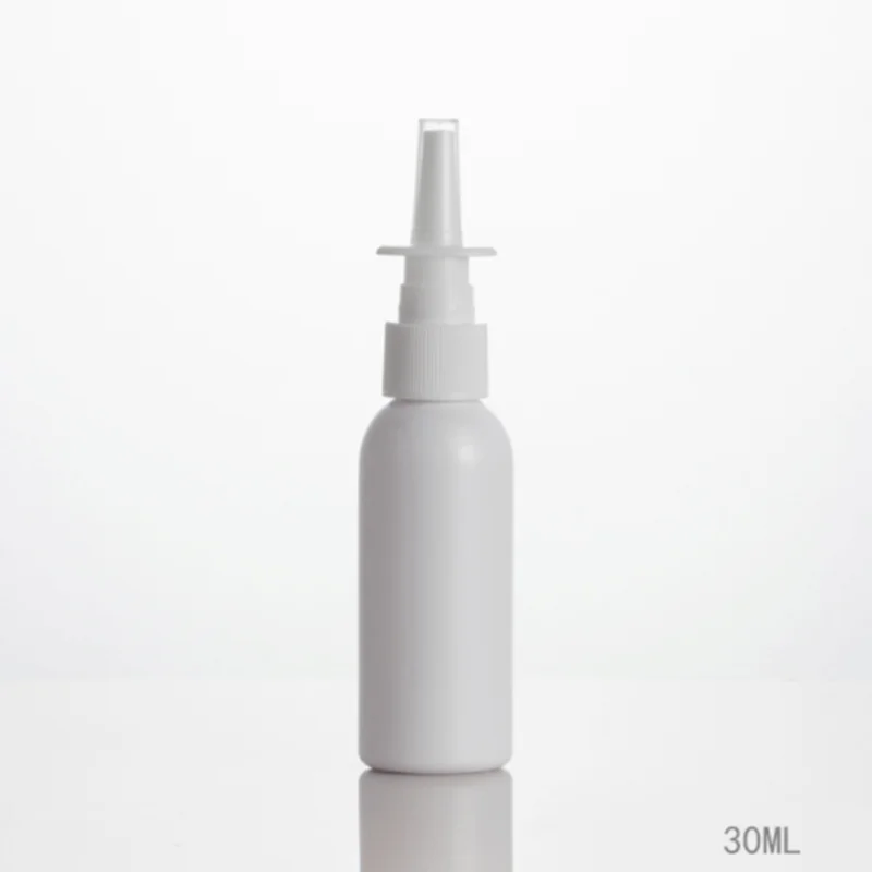 

30 мл Белая пустая Пластик флаконы для Назального спрея спрейер насоса тумана нос Заправляемый спрей бутылки упаковка