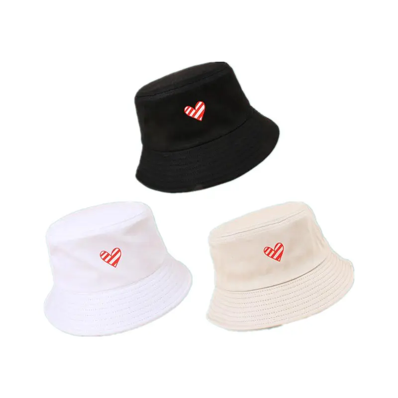 

LDSLYJR хлопковая Панама с принтом love, рыбацкая шляпа, уличная дорожная шляпа, солнцезащитная Кепка, шляпы для мужчин и женщин, 152