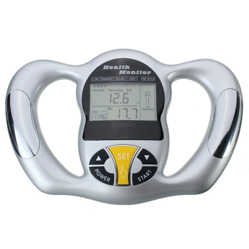 

Monitor Digital LCD Fat Analyzer BMI Meter Weight Loss Tester Calorie Calculator Measurement Health Care Tools K0259
