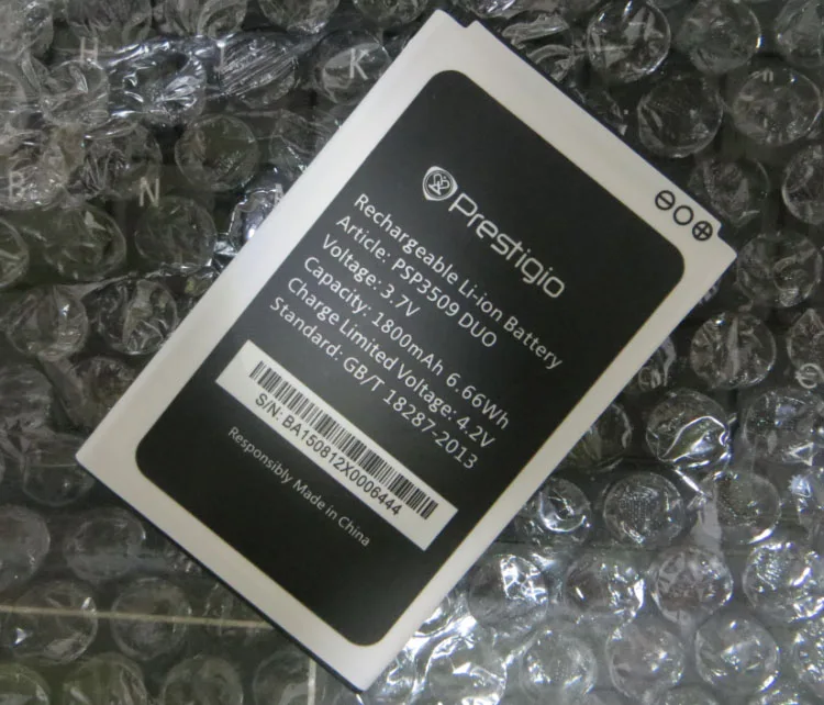 Новая аккумуляторная батарея 1800 мАч для телефона Prestigio PSP3519 Duo Wize K3 3519