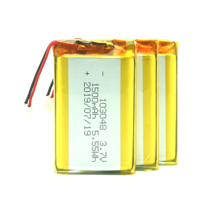 Перезаряжаемый литий полимерный ионный аккумулятор 103048 3 7 в 1500 мАч