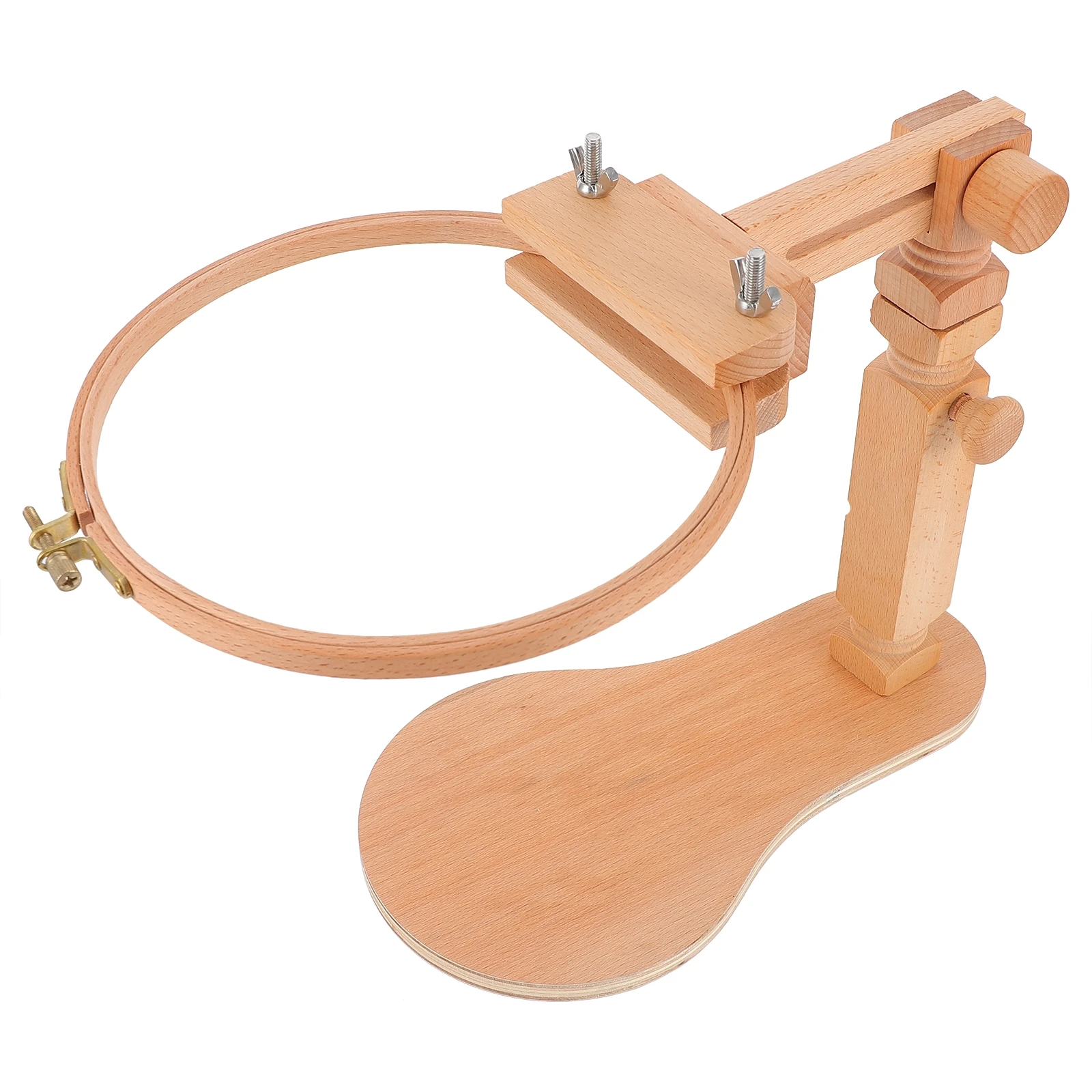 

Embroidery Frame Cross Stitch Rack Frames Ring Wooden Desktop Embroidery Rack