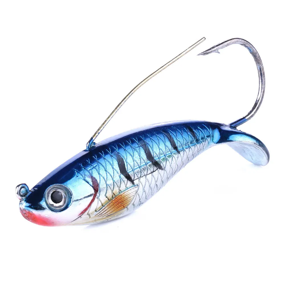 5PCS Fishing Lure 8cm 21g Anti Grass Wobblers ISCA Artificial Hard Bait sinking pesca Laser Body Lifelike Fish Tackle | Спорт и
