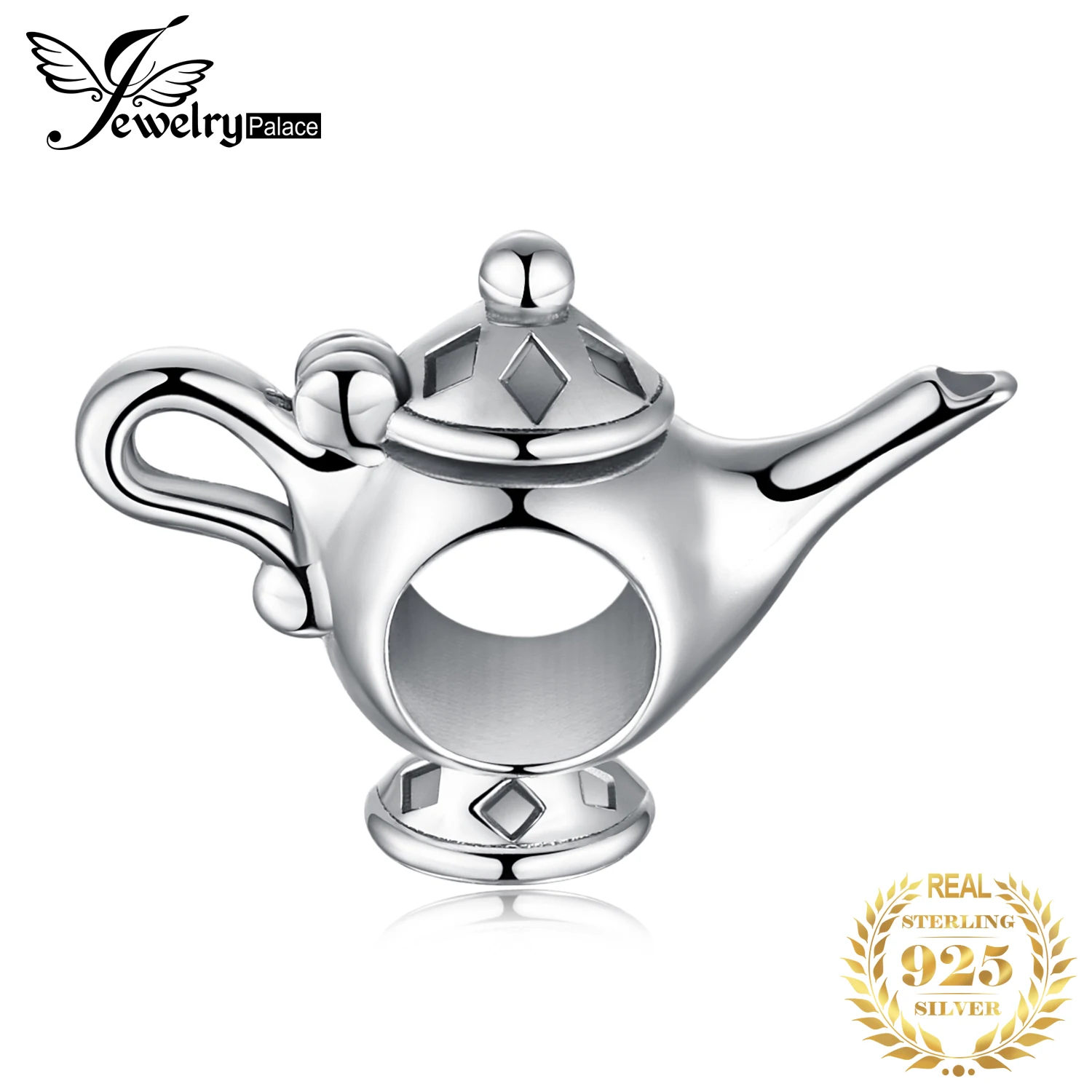 Подвеска для браслета из серебра 925 пробы с лампами серебряные бусины | Украшения