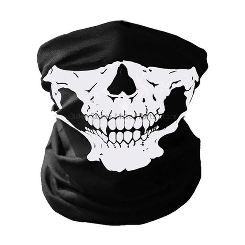

Motorcycle bicycle equipment leather helmet sunglasses goggles cross-country travel skull face towel unisex