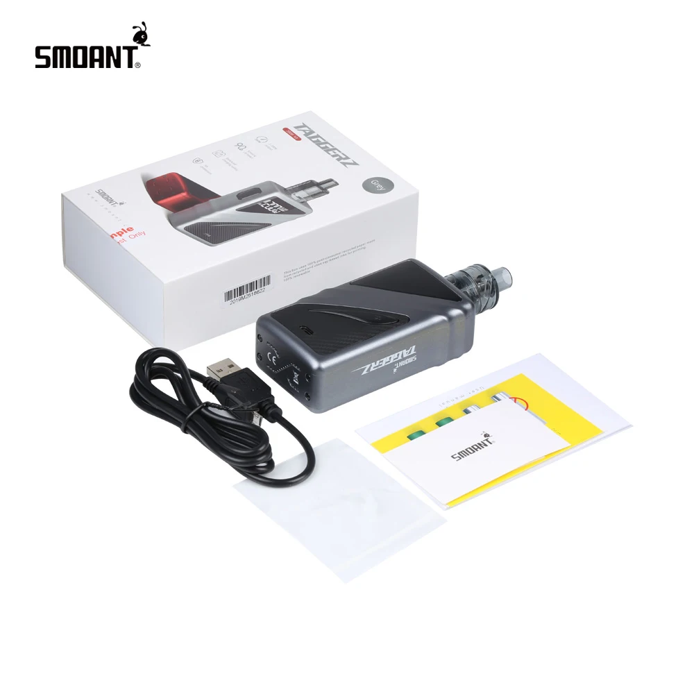 Оригинальный 200 Вт Smoant Taggerz набор электронных сигарет с 2 мл одноразовый резервуар