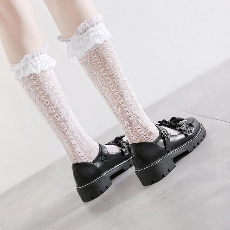 Туфли Мэри Джейн с бантом милые однотонные круглым носком на плоской подошве