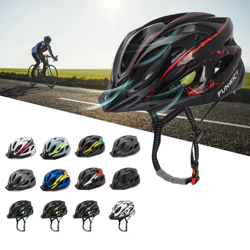 

New Bicycle Helmets Men Women Ultralight Cycling Helmet Road Bicycle Helmet Mountain Bike MTB Racing Cycling 17 Hole Helmet