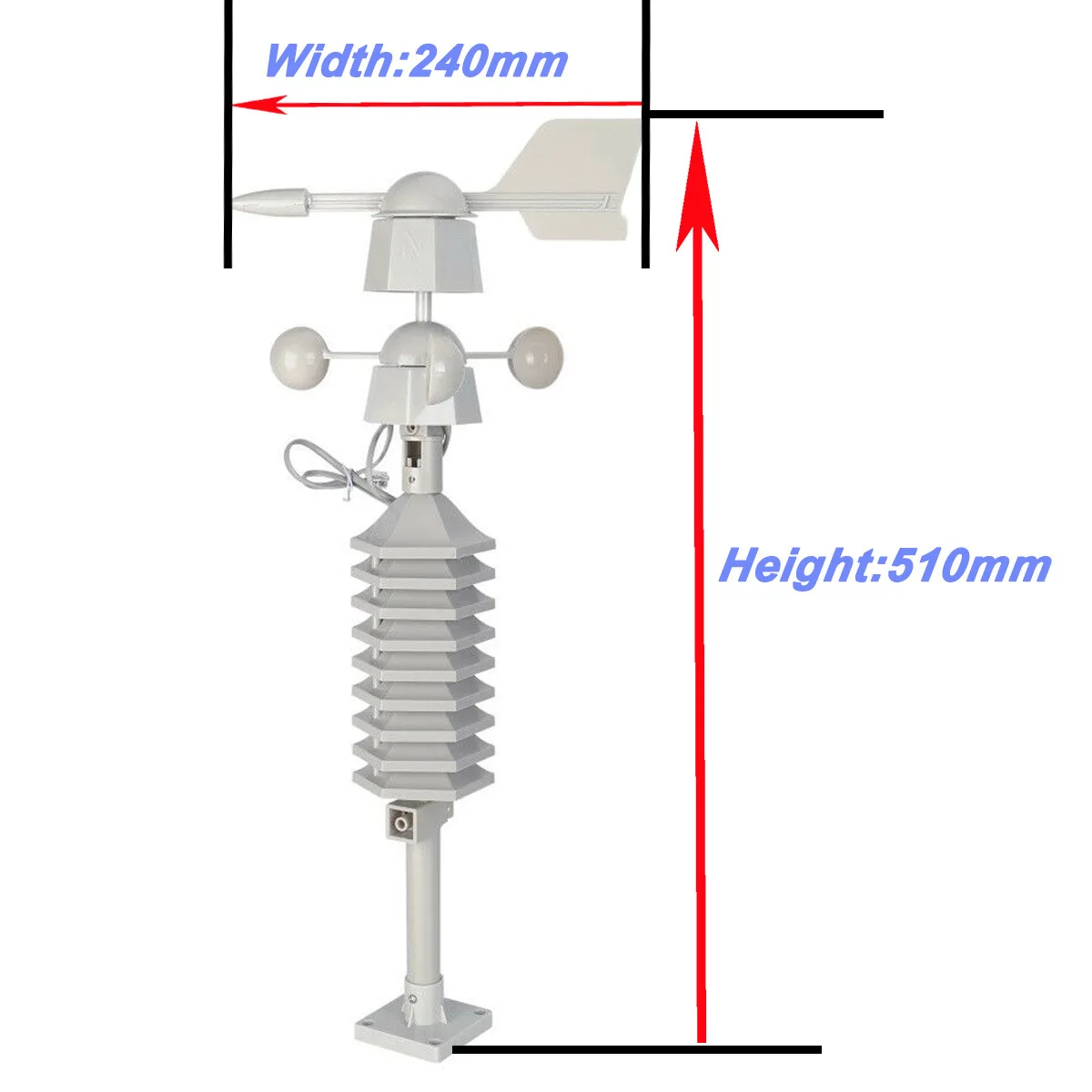 

Multi-Functional Small Household Weather Station Meteorograph Mini Weather Forecast Wireless Hygrothermograph