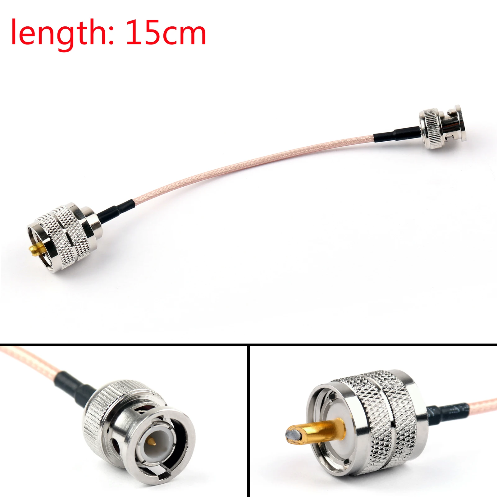Artudatech 15 см/50 см/200 см кабель RG316 BNC штекер к PL259 УВЧ обжим джемпер отрезок 6 дюймов FPV |