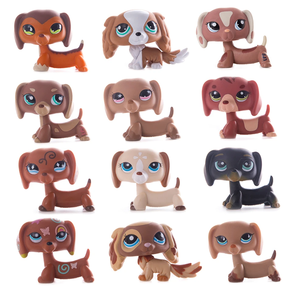 Игрушка Hasbro Lps кошка собака питомник розовая такса собаки черная короткая шерсть