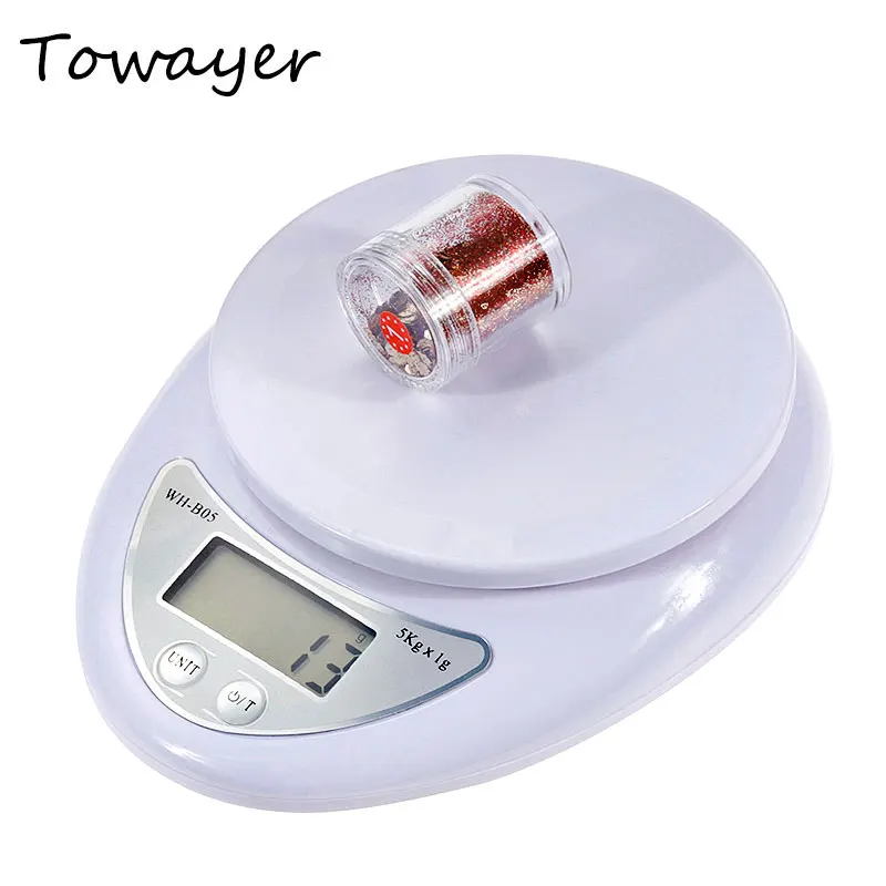 

5kg/1g 1kg/0.1g Portable Digital Scale LED Electronic Scales Postal Food Measuring Weight Kitchen LED Electronic Scales