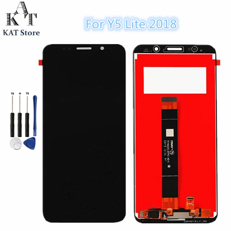 Сменный ЖК-экран KAT для Y5 lite (2018) сенсорный ЖК-дисплей гарантия качества DRA-LX5 |
