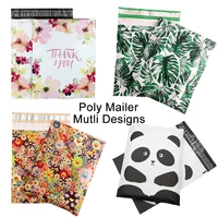 10pcs print poly mailer cloth packaging envelopes self seal clothes mailing bag courier shipping envelopes
