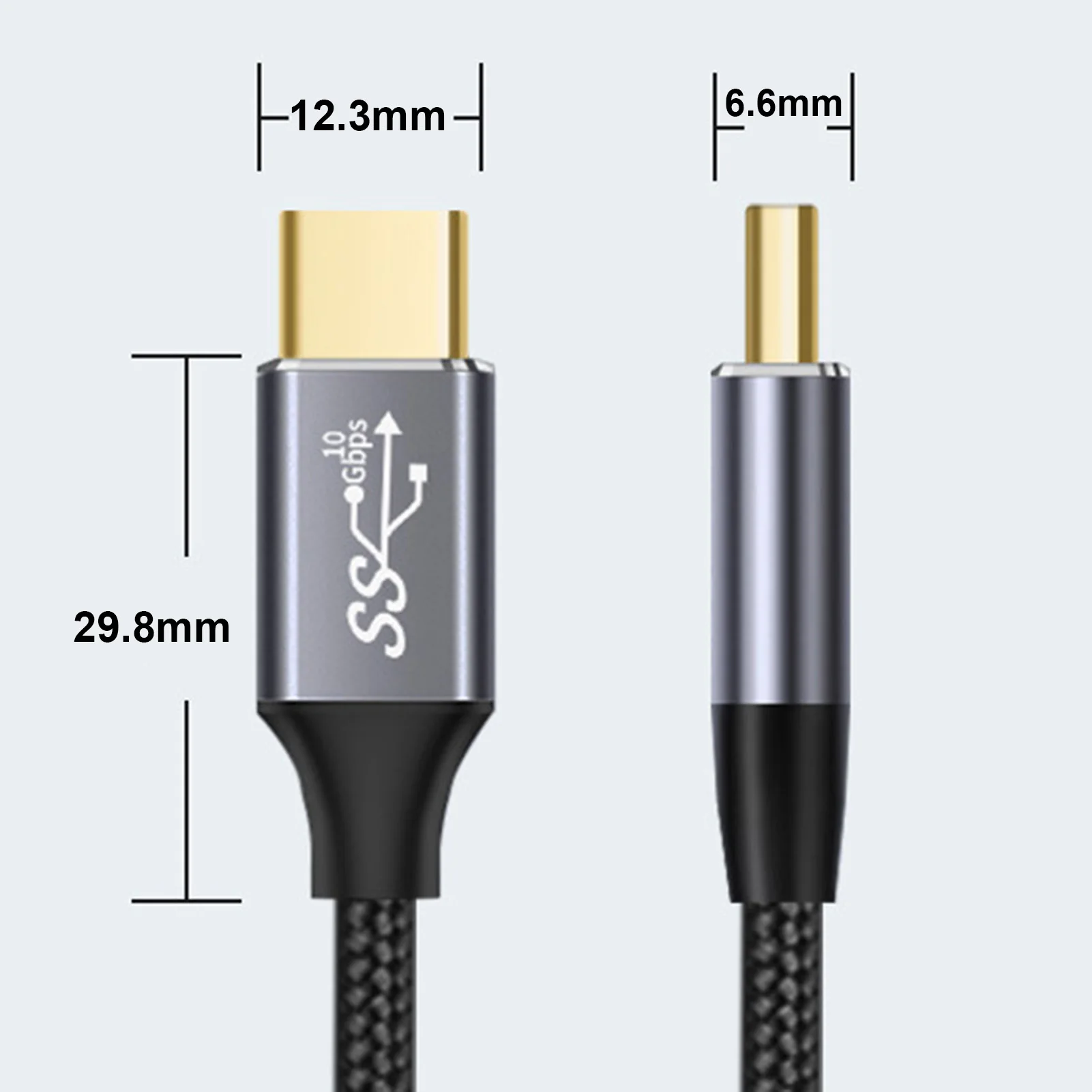 Кабель для передачи данных с USB 3 1 типа C на Type-C Gen2 PD 100 Вт USB-C To провод быстрой