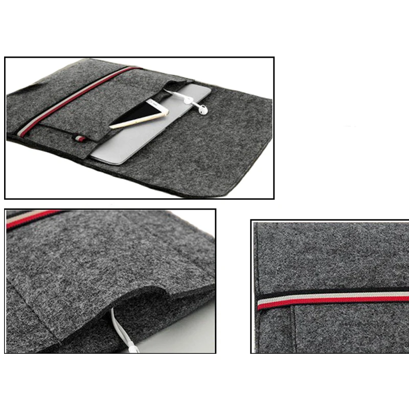 фетровая сумка sleev для huawei xiaomi hp lenovo 13 14 15 156 ч