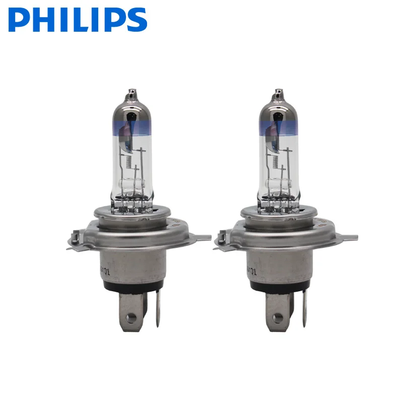 2 шт. автомобильные галогенные лампы Philips H4 9003 12 в 60/55 Вт P43t X treme Vision 100% 12342XVS2|Лампы