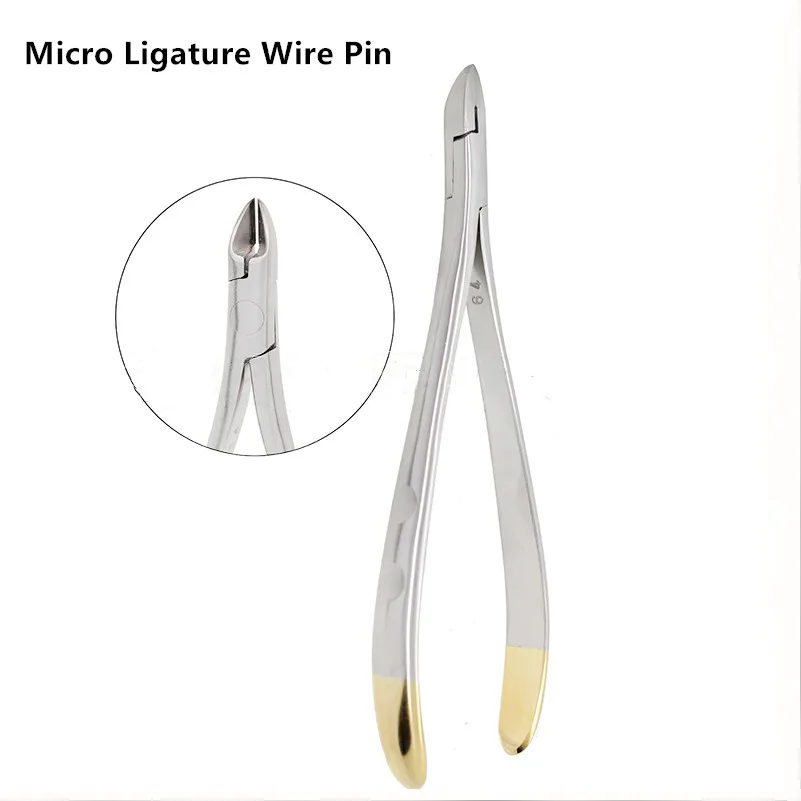1 piece Orthodontic Pliers Micro Ligature Wire Pin Cutter TC Ortho Dental Archwire Cutters Lab