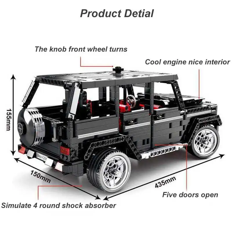 

RC Motor Technik Speed Racing Car Truck G500 Lepining 42110 10269 Defender Motorcycle Sembo Buiding Blocks Toy For Boy Xmas Gift