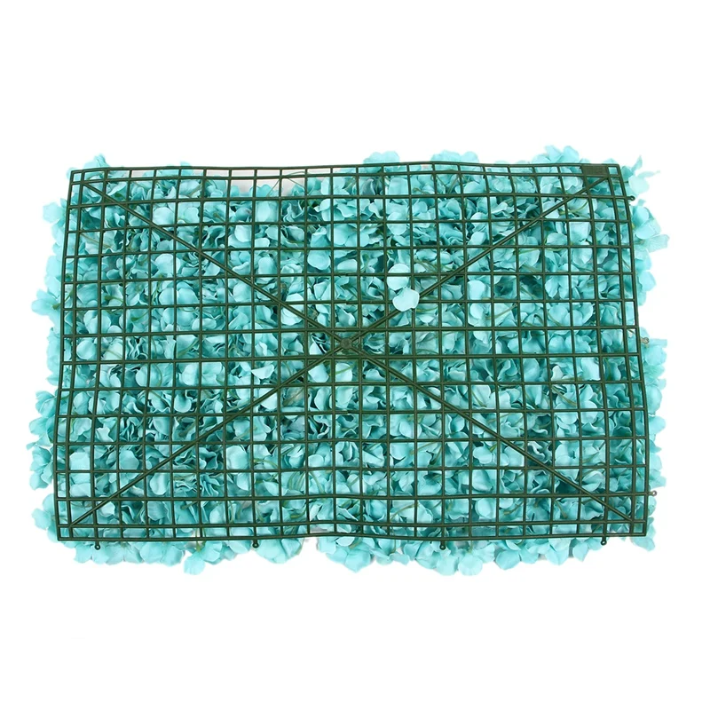 

HOT SALE 60X40cm Artificial Flower Wall Decoration Road Lead Hydrangea Flower Mat Wedding Arch Pavilion Corners Decor Floral