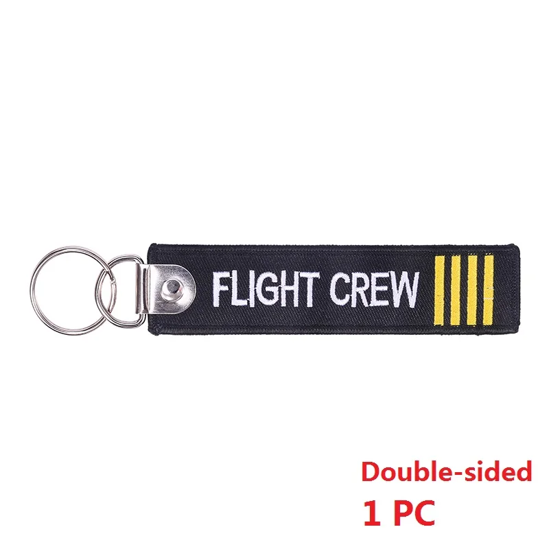 Flight Crew Новинка, брелок для ключей, брелок Bijoux, брелок для мотоциклов и автомобилей, брелок для ключей с вышивкой - Цвет: Flight Crew