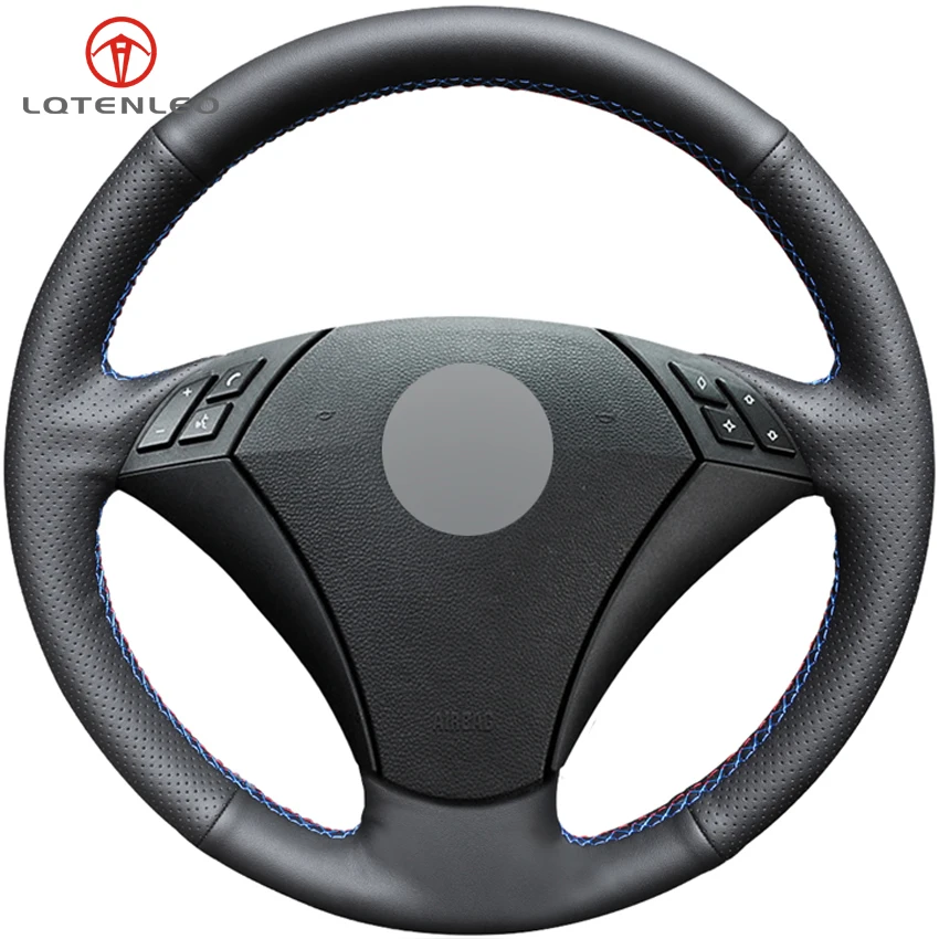 LQTENLEO искусственная кожа черного цвета для самостоятельной сборки BMW E60 E61 520i 520li 523