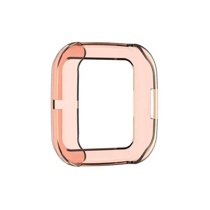 Ультра-тонкий мягкий ТПУ защитный чехол для Fitbit Versa 2 Band, прозрачная защитная оболочка, Смарт-часы, браслет, защита экрана - Цвет: 2