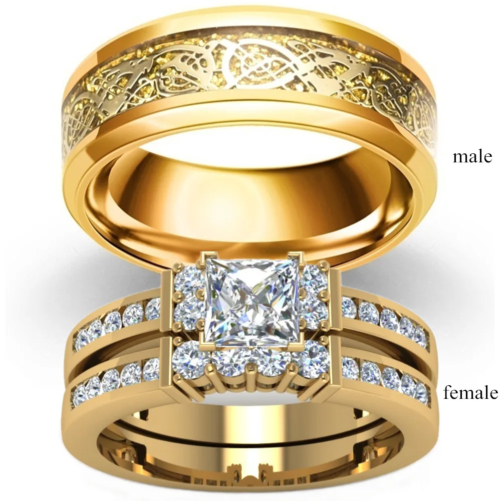 Мужское кольцо с золотым Драконом NPKDS элегантное женское модное ювелирное