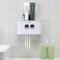 automatic toothpaste dispenser hand free toothpaste squeezer wall mounted toothpaste holder toothpaste suqeezing tools