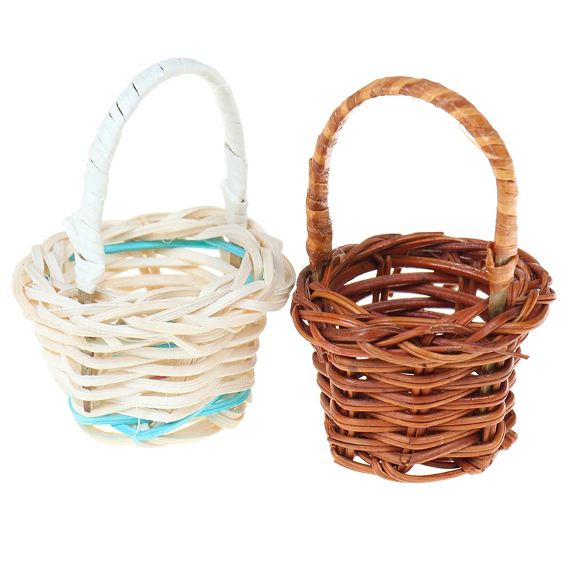 Мини ротанговое плетение хранилище корзина для фруктов ротанговая коробка