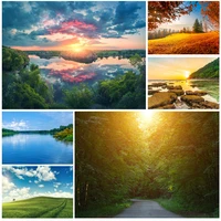 natural scenery photography background forest river landscape travelphoto backdrops studio props 21929 bnm 04