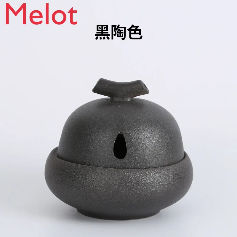 

Wenshe Retro Small Incense Burner Ceramic Antique Incense Burner Domestic Incense Sandalwood Stove Tea Ceremony Buddha