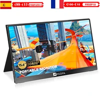 arzopa 15 6inch portable monitor 178 %c2%b0 ips hdr 1920x1080 full hd pc monitor usb c game monitor eye care screen for pclaptopps5