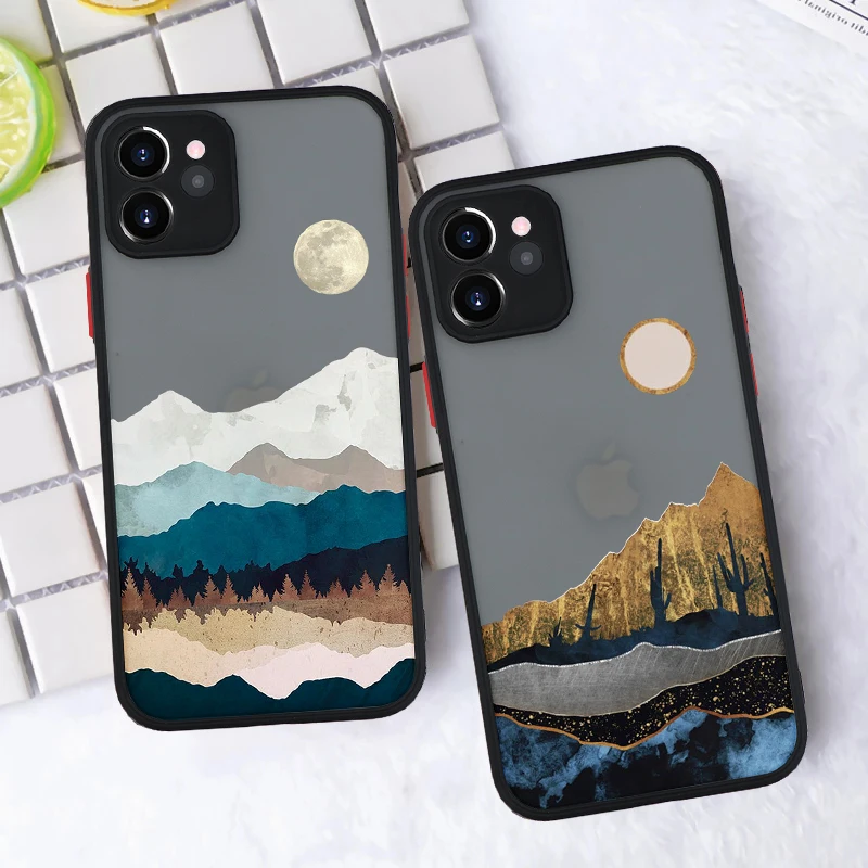 Жесткий чехол для телефона Huawei Honor P40 P30 Y9 Prime Y6 P20 Pro Lite E Nova 6 SE Y7 2019 матовая
